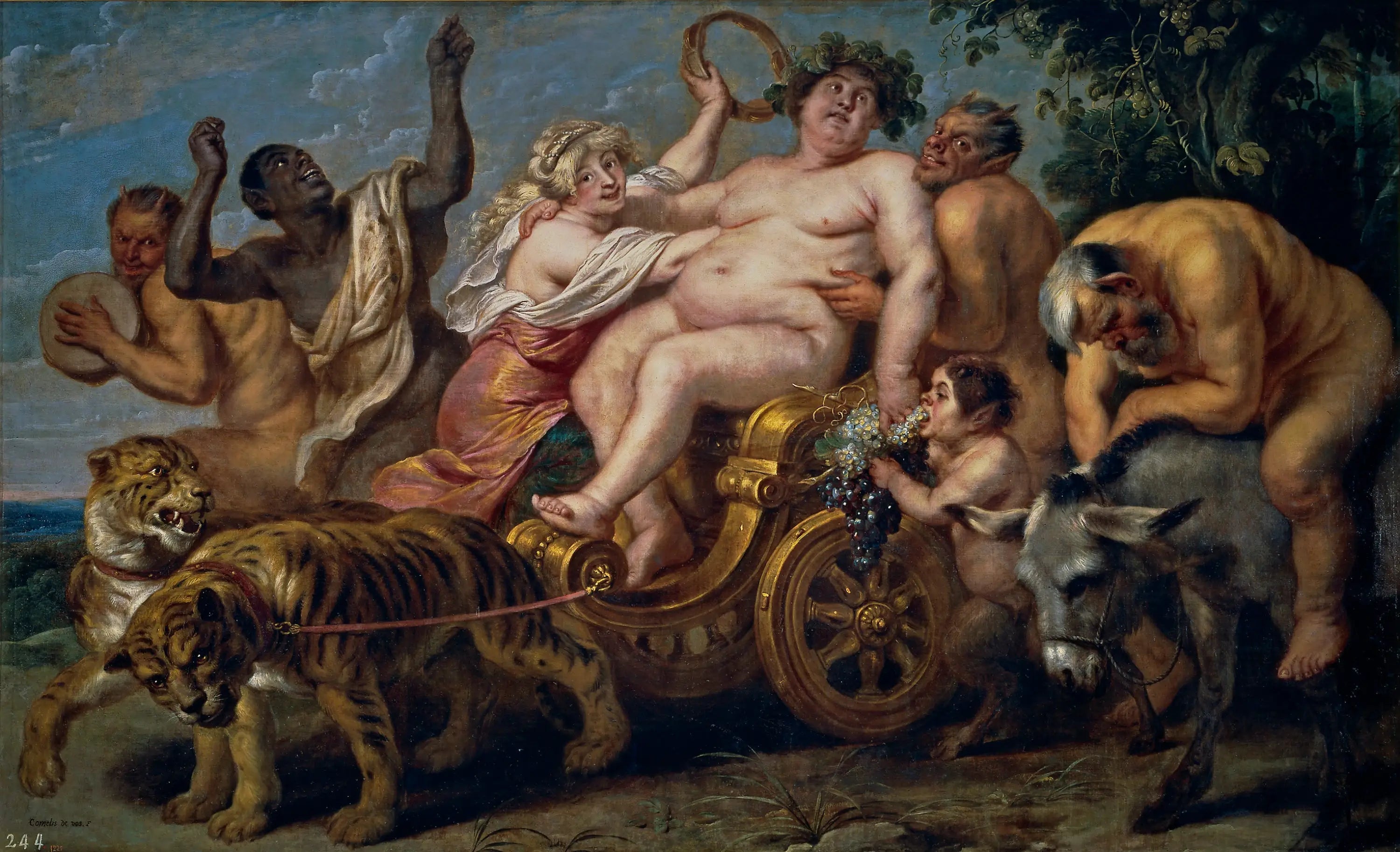 Le Triomphe de Bacchus - Peter Paul Rubens image 1 copie de tableau peinte à la main