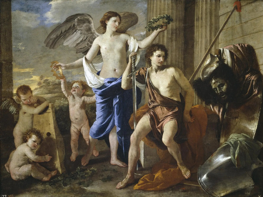 Le Triomphe de David - Nicolas Poussin