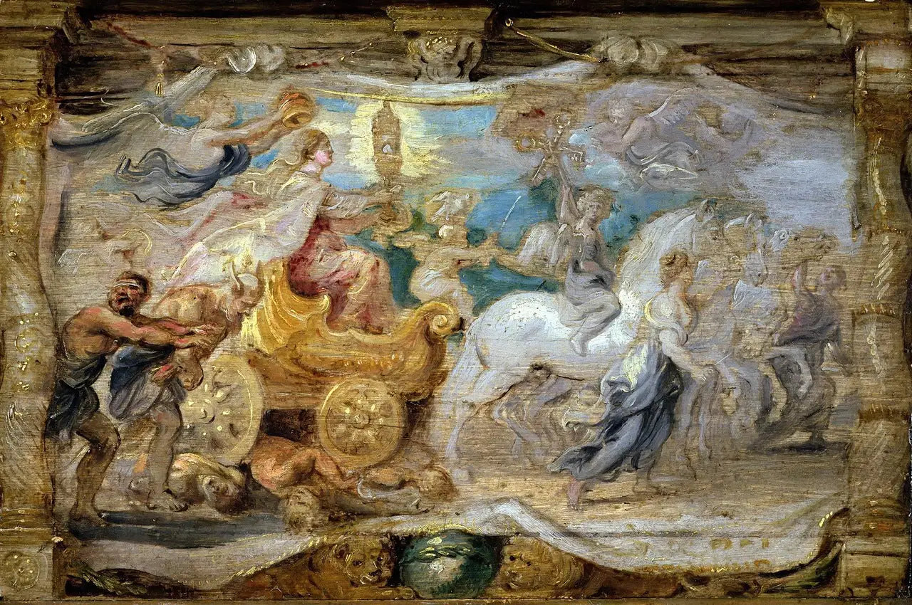 Le triomphe de l'Eucharistie sur l'ignorance et la cécité - Peter Paul Rubens image 1 copie peinte à la main à l’huile