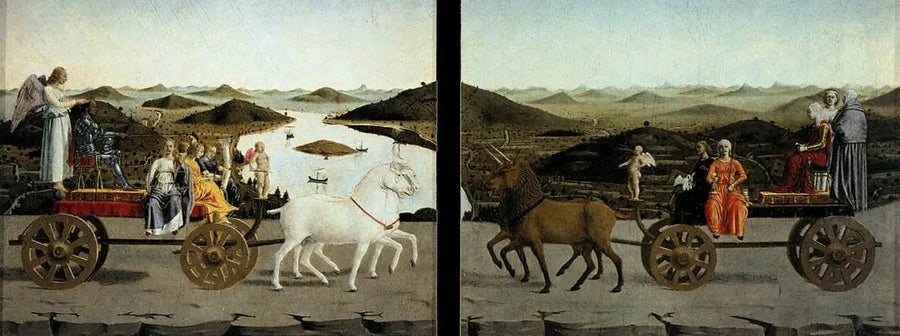 Le Triomphe de la chasteté - Piero della Francesca