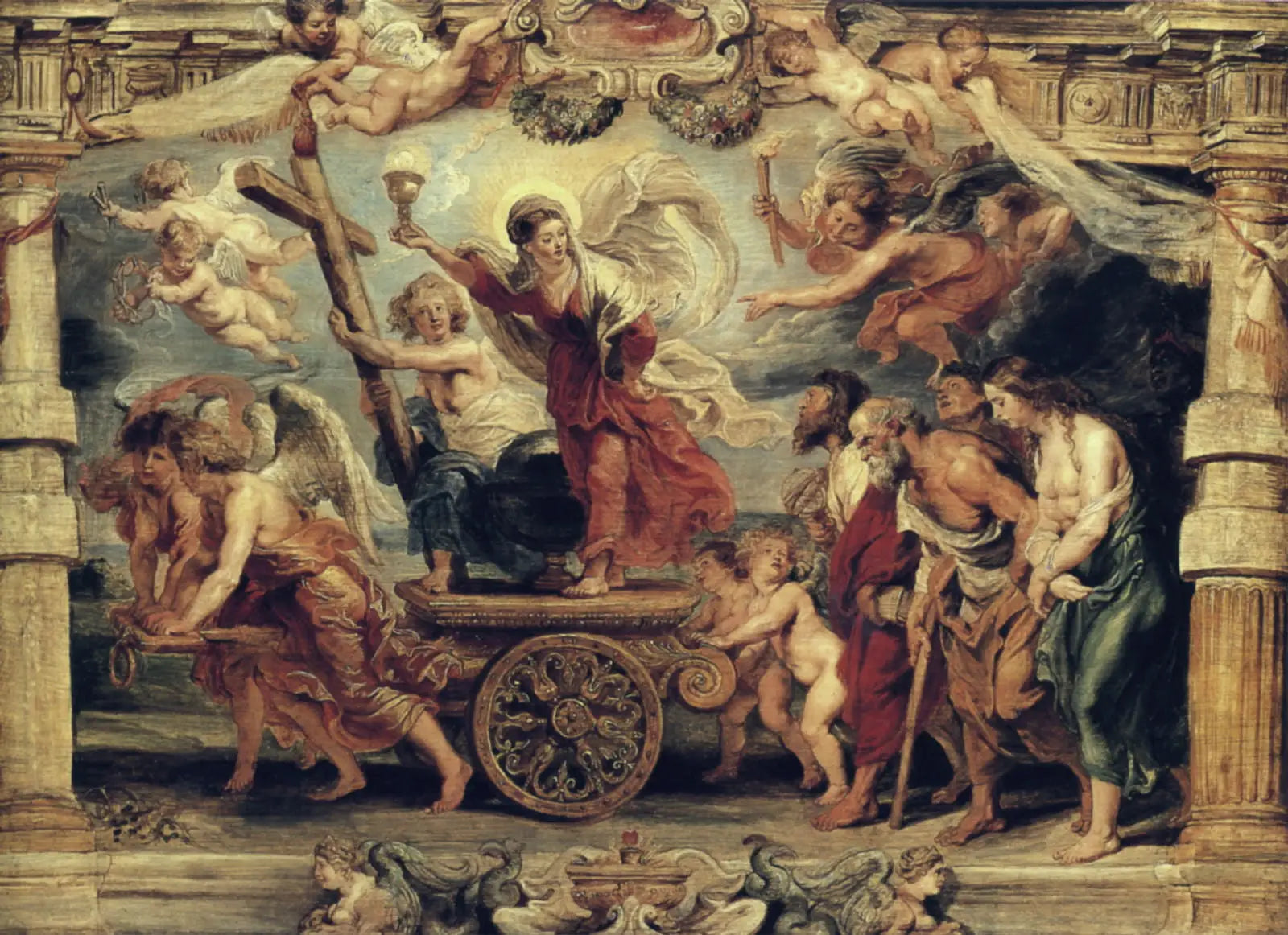 Le triomphe de la Foi catholique - Peter Paul Rubens image 1 reproduction réalisée par Alpha Reproduction