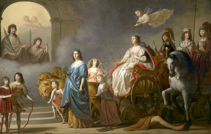 Le Triomphe de la Reine d'Hiver : Allégorie du Juste - Gerrit van Honthorst
