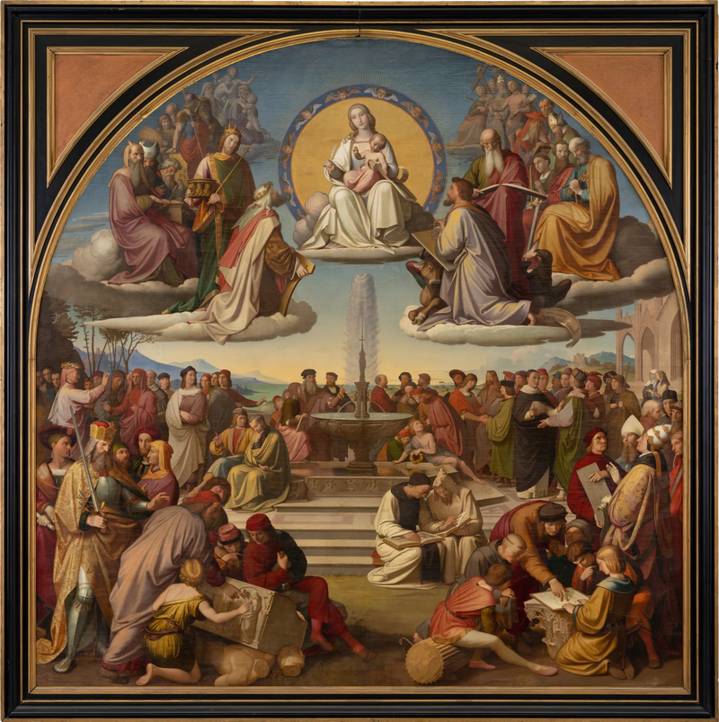 Le triomphe de la religion dans les arts - Johann Friedrich Overbeck