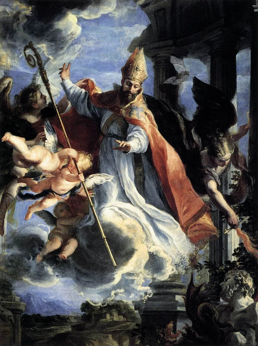 Le Triomphe de Saint Augustin - Claudio Coello
