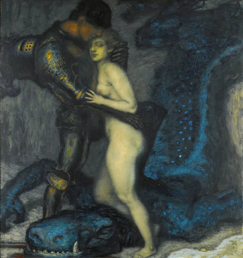 Le Tueur de Dragon - Franz Von Stuck