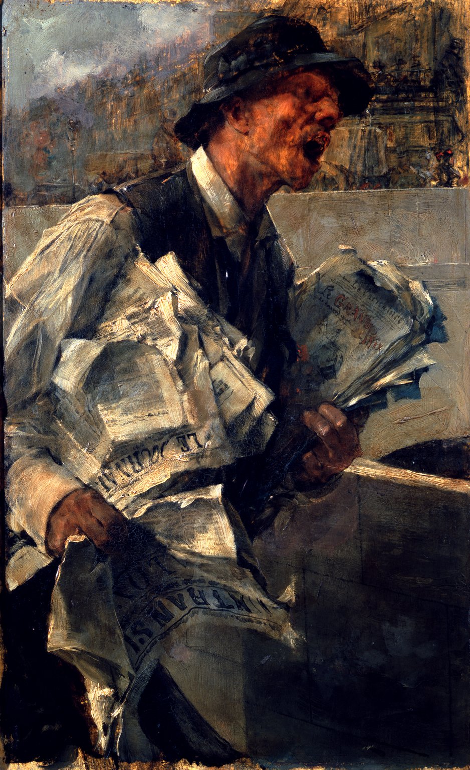 Le vendeur de journaux - Giovanni Boldini