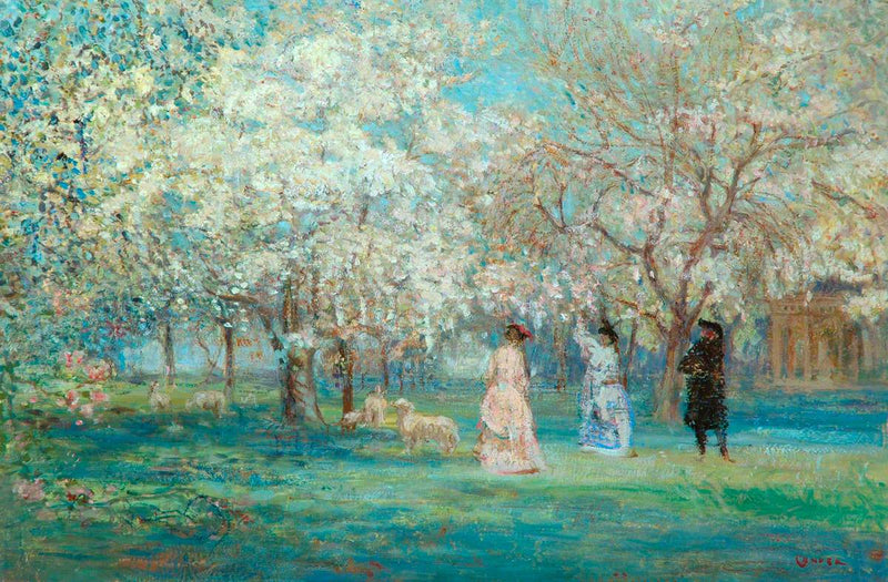 Le verger en fleurs - Charles Conder
