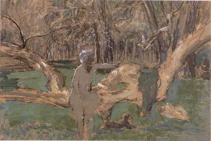 Le Vieil arbre - Édouard Vuillard