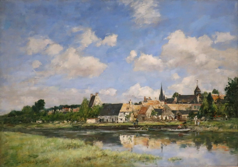 Le vieux port de Touques - Eugène Boudin