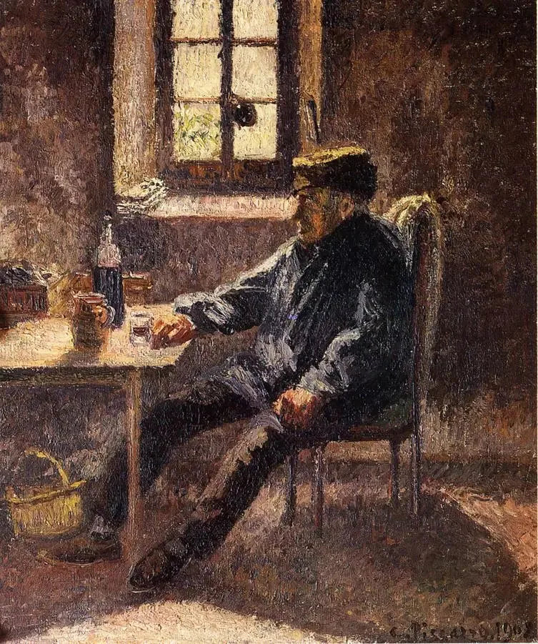 Le Vieux Vigneron, Moret - Camille Pissarro