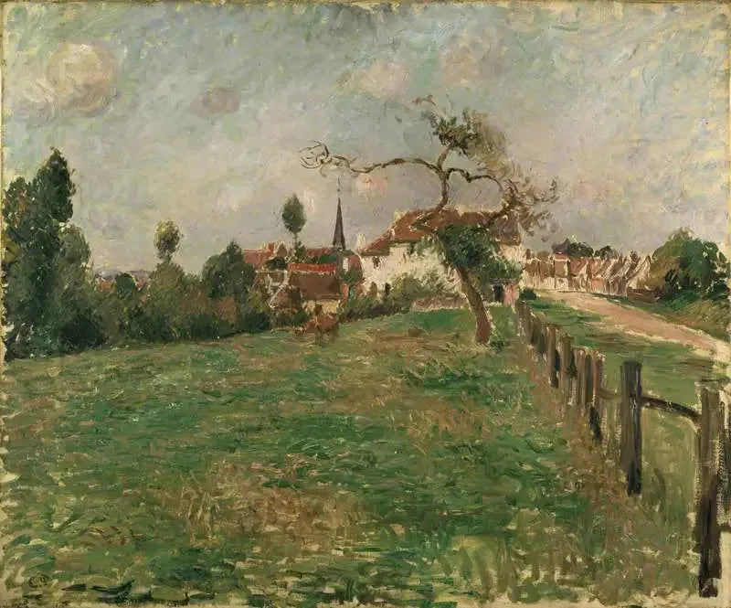 Le village d'Éragny - Camille Pissarro