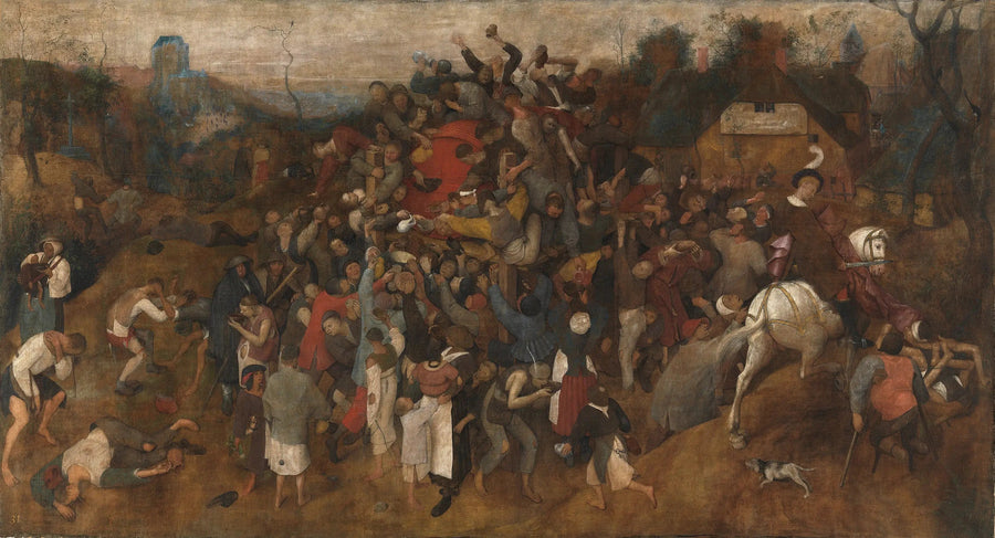 Le Vin de la Saint-Martin - Pieter Brueghel the Elder