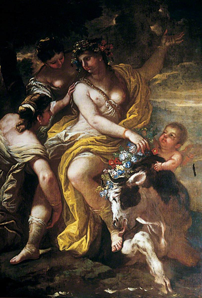 Le viol de l'Europe - Luca Giordano