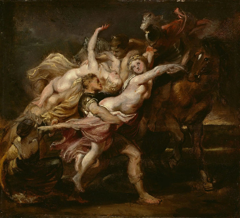 Le viol des filles de Levkippos - Peter Paul Rubens