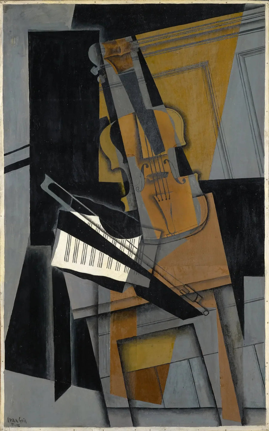Le violon - Juan Gris