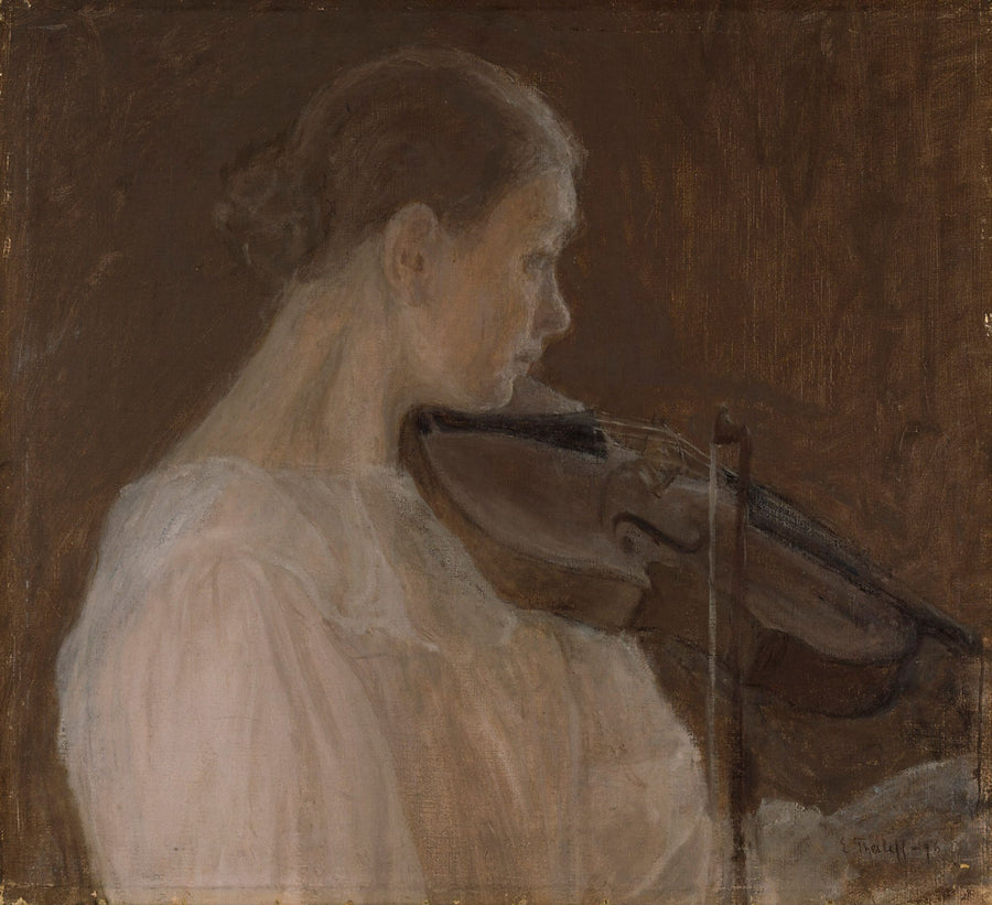 Le Violoniste, Ellen Thesleff, 1896