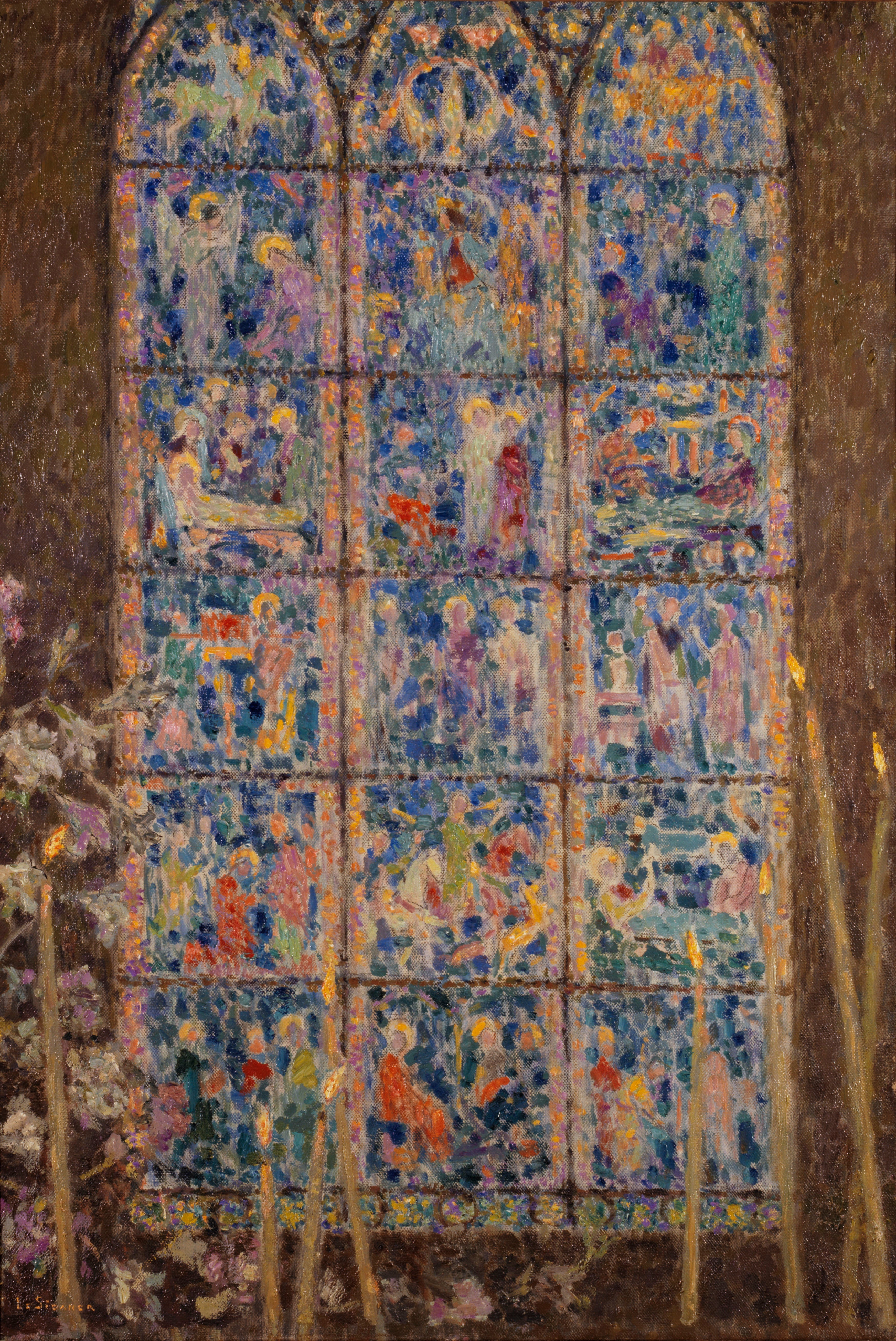 Le vitrail, Chartres - Henri Le Sidaner