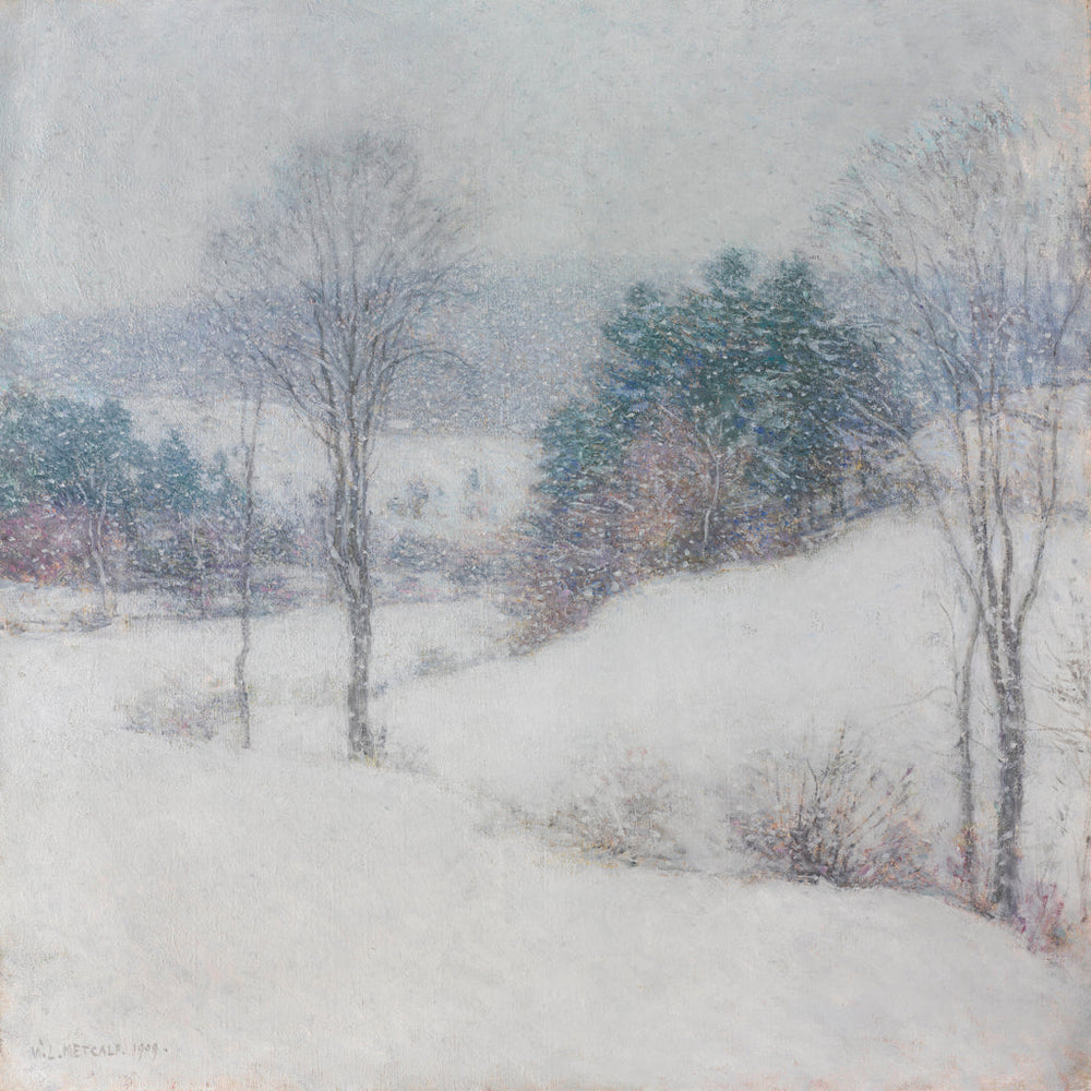 Le voile blanc - Willard Metcalf - Alpha Reproduction