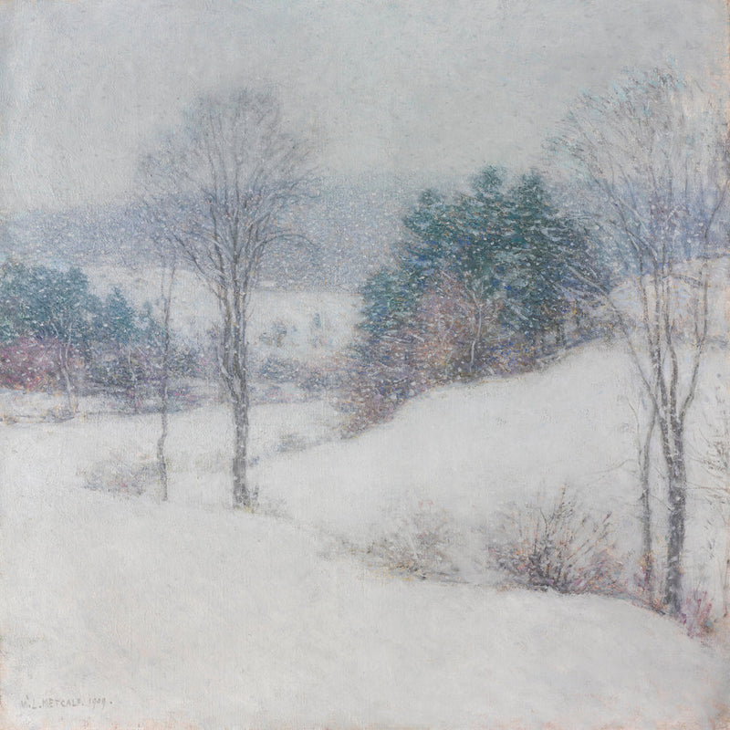 Le voile blanc - Willard Metcalf