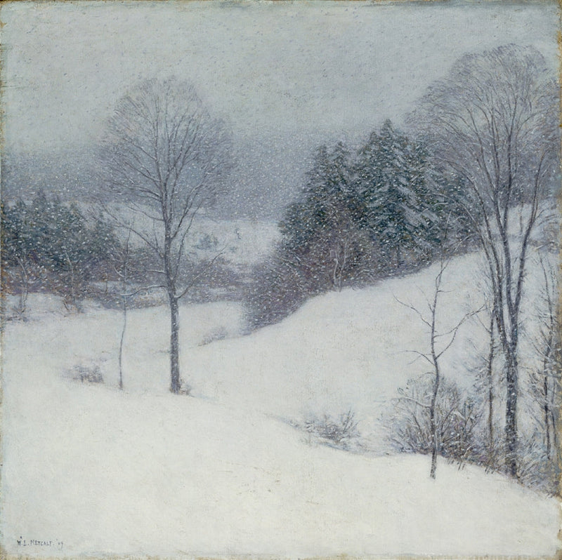 Le voile blanc - Willard Metcalf
