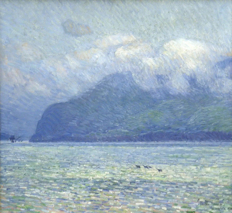 Le Voile d'Argent et la Porte Dorée - Childe Hassam