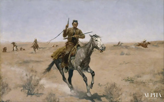 Le vol - Frederic Remington - Reproductions de tableaux et peintures haut de gamme