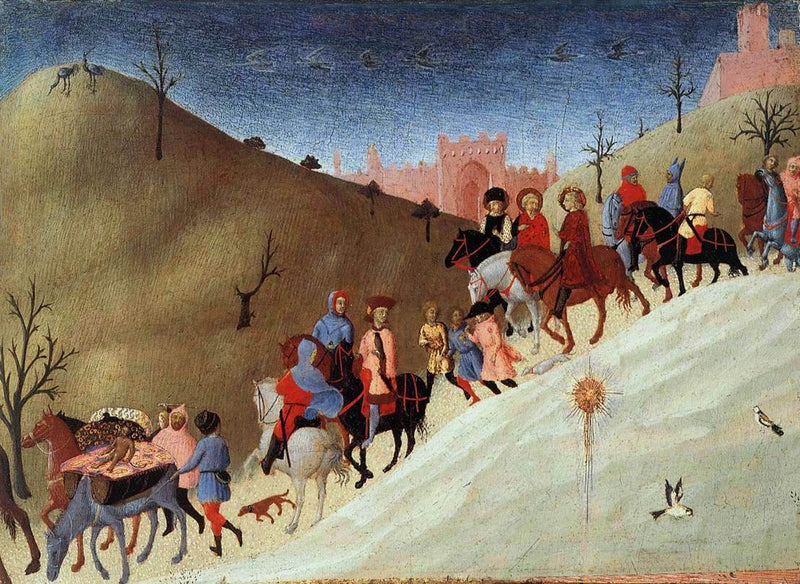 Le Voyage des rois mages - Stefano di Giovanni (Sassetta)