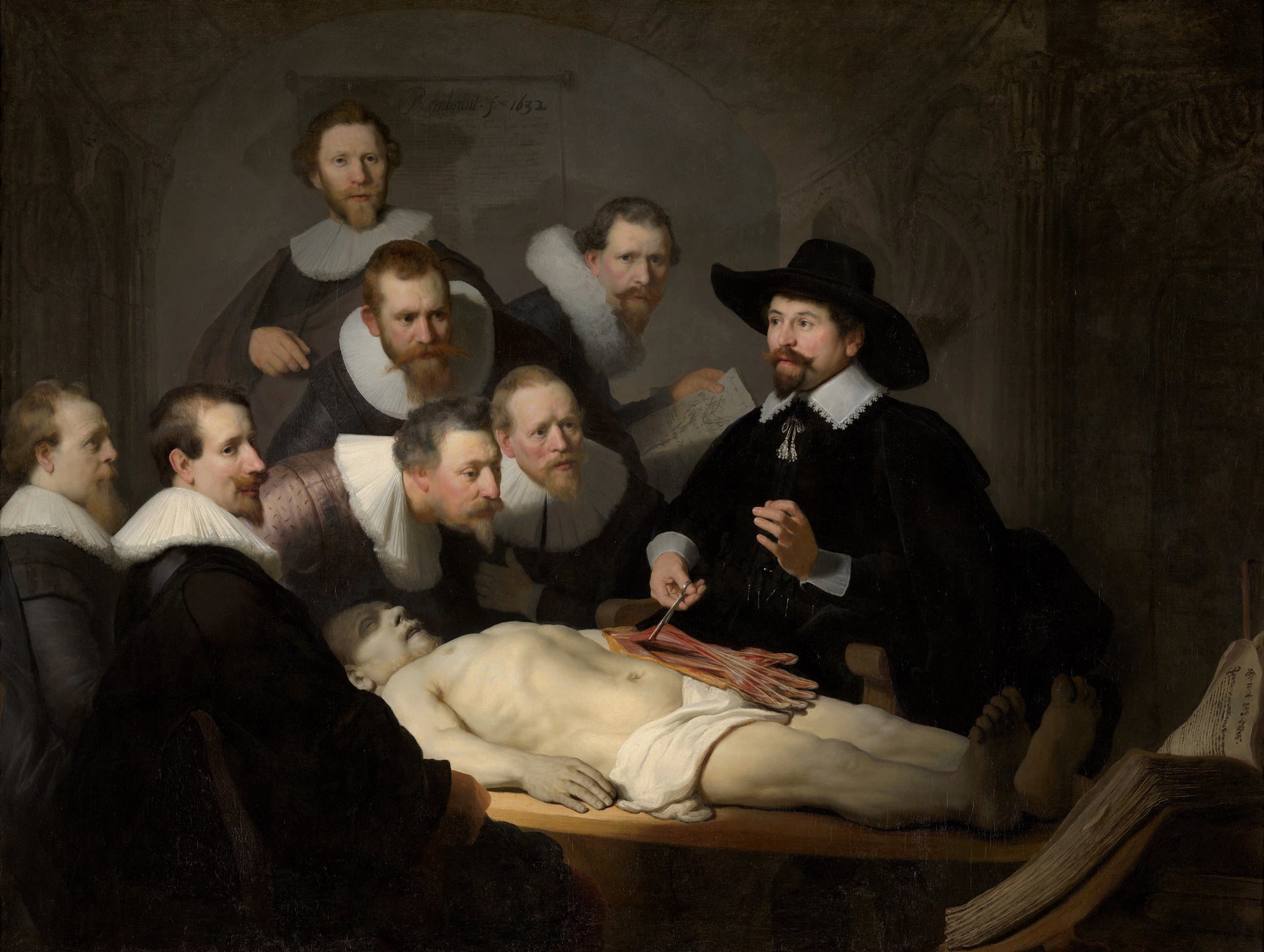 La Leçon d’anatomie du docteur Nicolaes Tulp — Rembrandt
