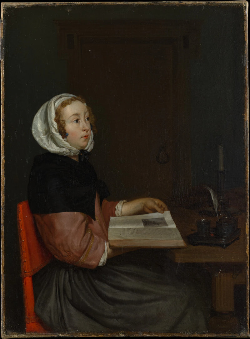 La Lectrice (Eglon van der Neer) - Eglon van der Neer