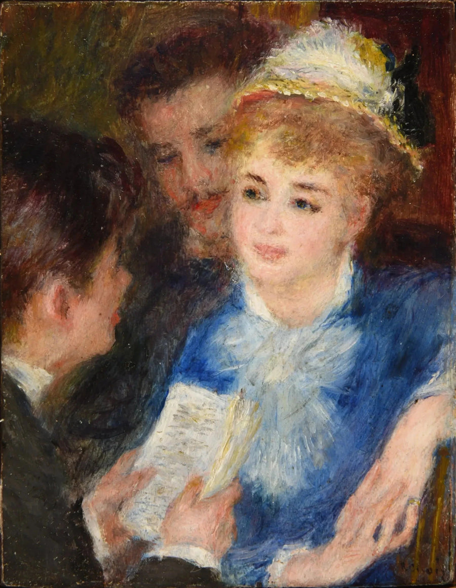 La Lecture du rôle, vers 1876-1877 – Pierre-Auguste Renoir