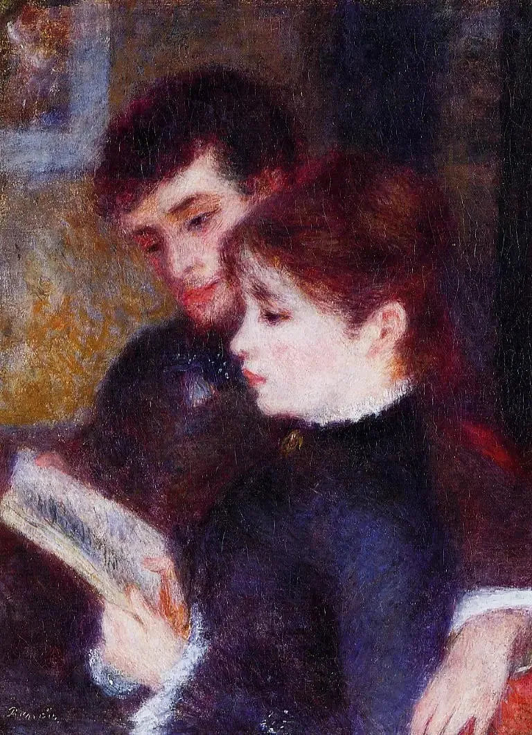 Lecture en couple - Pierre-Auguste Renoir
