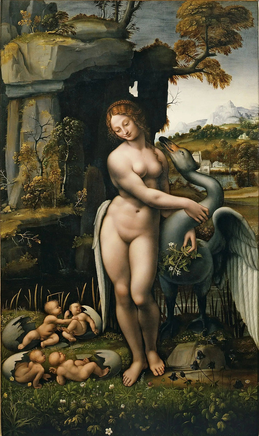 Léda et le Cygne - Léonard de Vinci