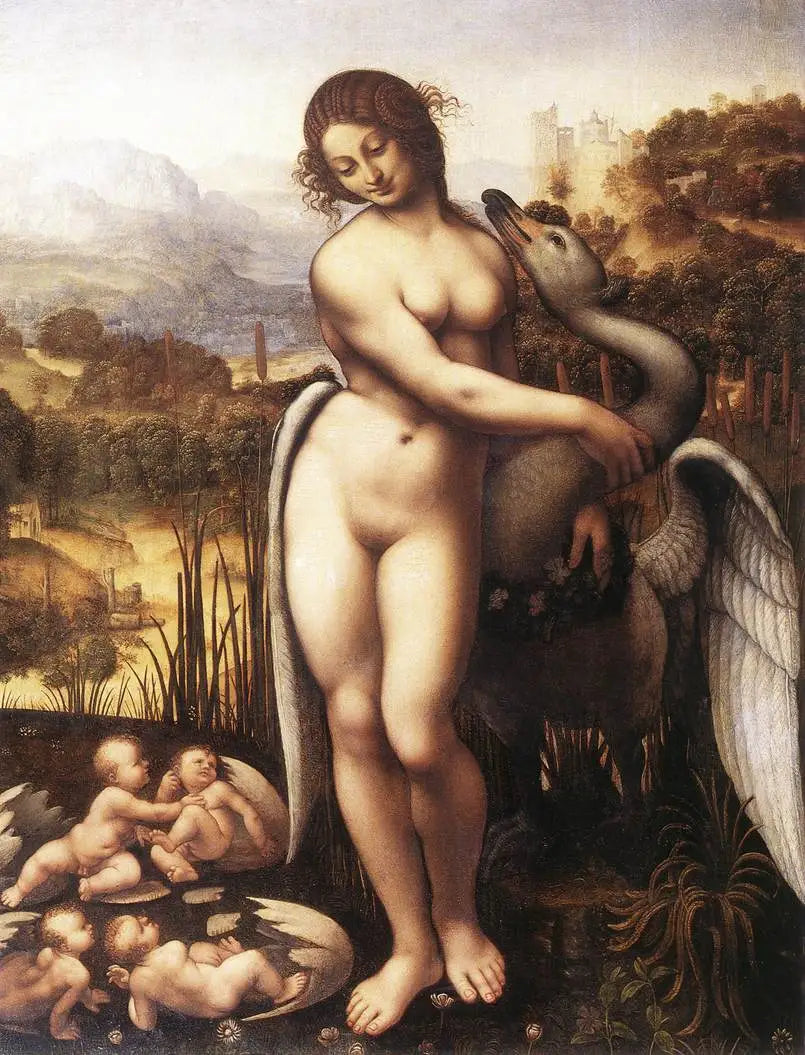 Léda et le Cygne - Léonard de Vinci