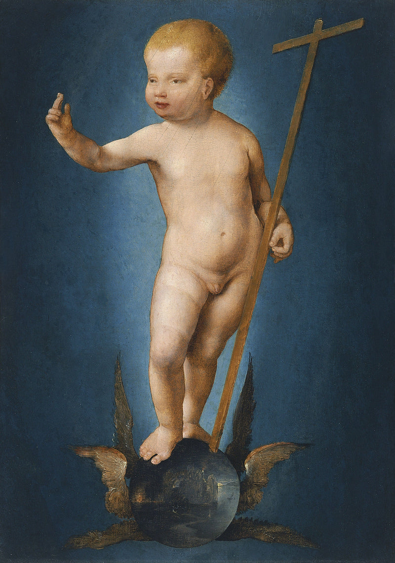 L'Enfant Jésus sur le globe du monde - Joos van Cleve