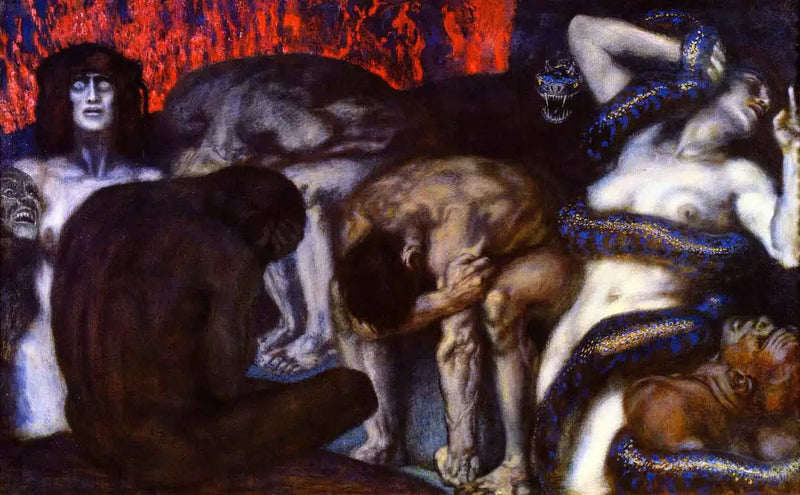 L'Enfer - Franz Von Stuck