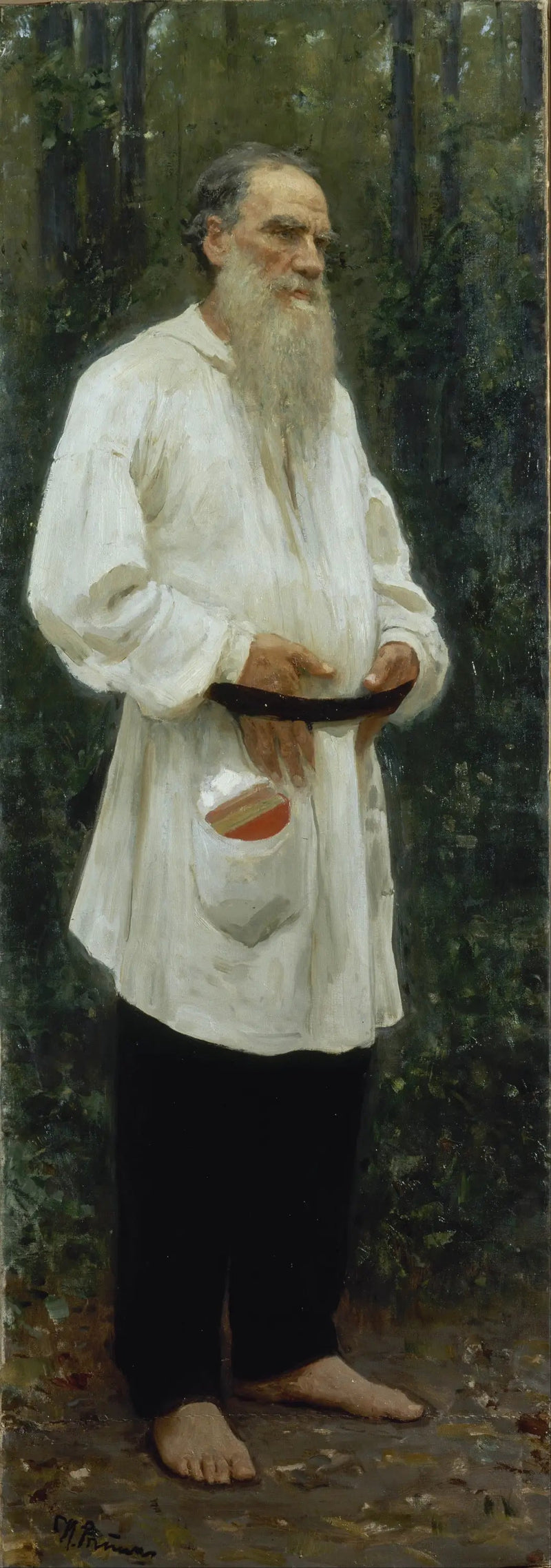 Léon Tolstoï pieds nus - Ilya Repin