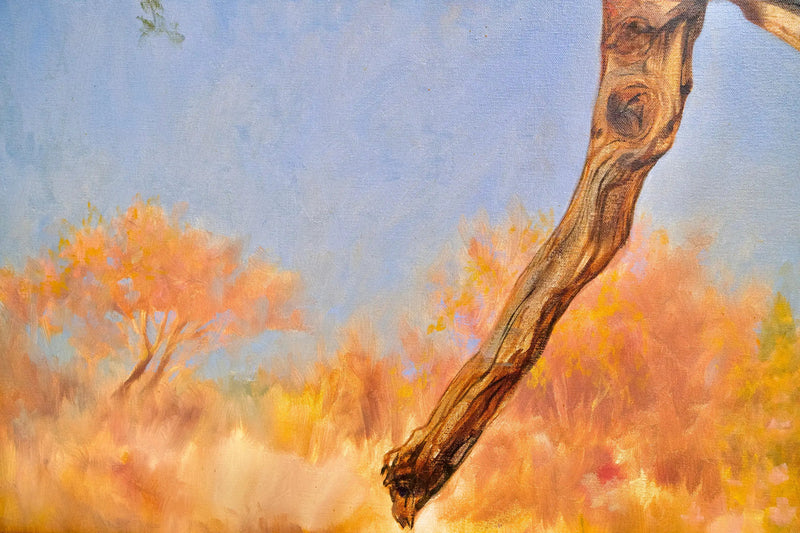 Léopard dans un arbre | 150 x 100 cm