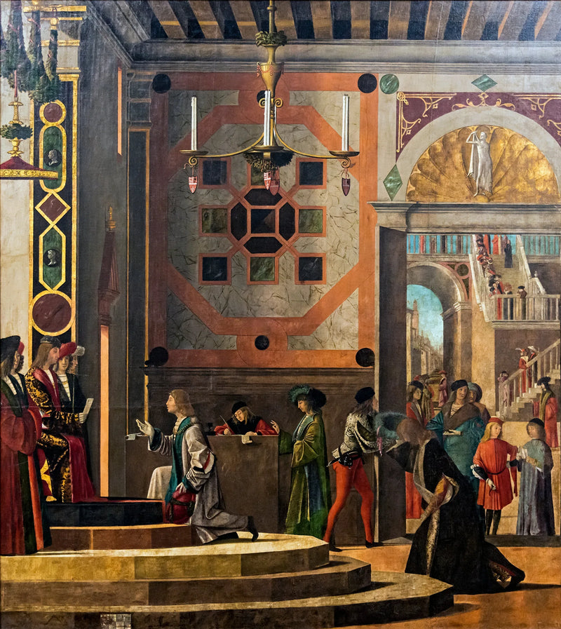 Les Adieux des Ambassadeurs - Vittore Carpaccio