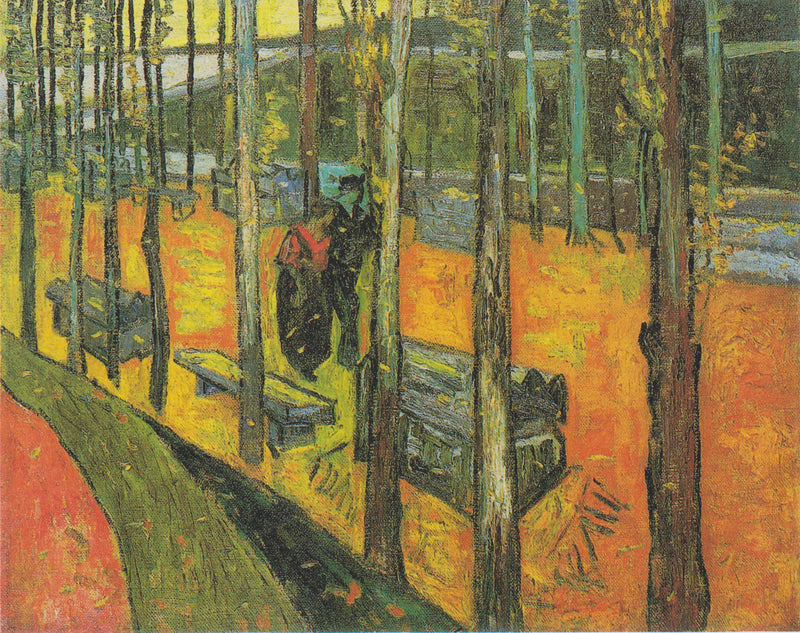 Les Alyscamps, Chute des feuilles, F487 – Van Gogh