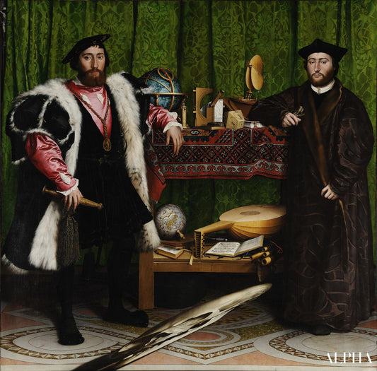 Les Ambassadeurs de Hans Holbein le Jeune - Reproductions de tableaux et peintures haut de gamme