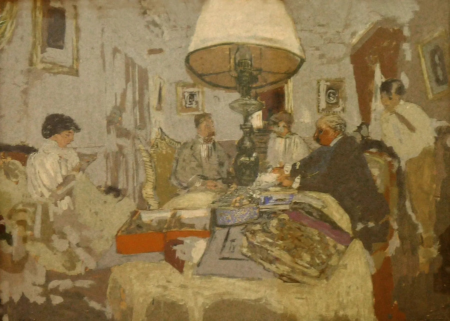 Les Amis autour de la table, Saint-Jacut - Édouard Vuillard