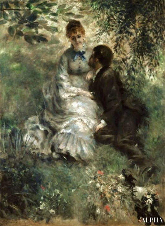 Les amoureux - Pierre-Auguste Renoir - Reproductions de tableaux et peintures haut de gamme