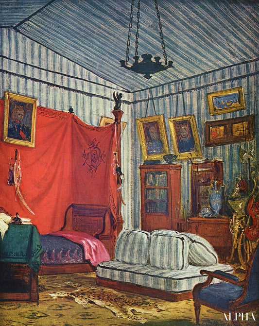 Les appartements du comte de Mornay - Eugène Delacroix - Reproductions de tableaux et peintures haut de gamme