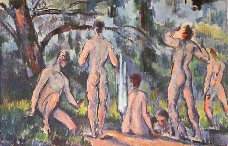 Les Baigneurs - Paul Cézanne