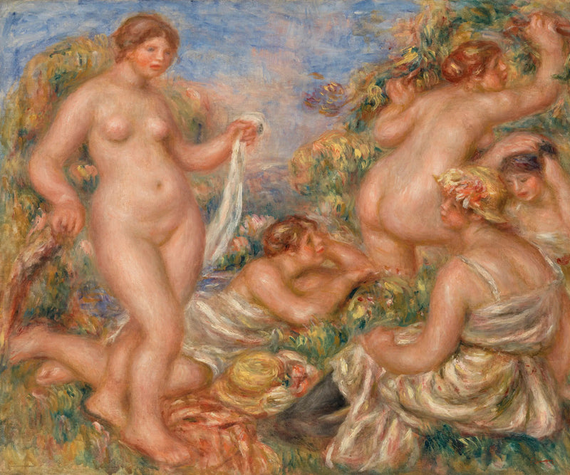 Les baigneuses - Pierre-Auguste Renoir
