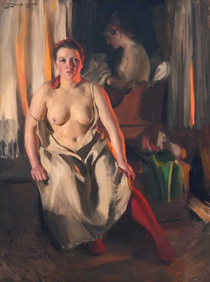 Les Bas rouges - Anders Zorn