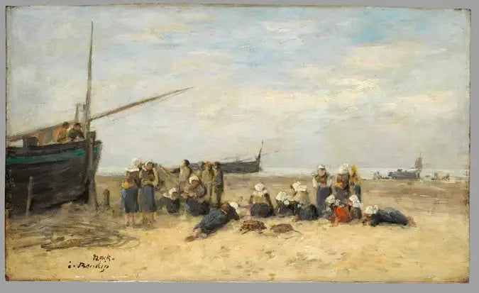 Les Berckoises - Eugène Boudin