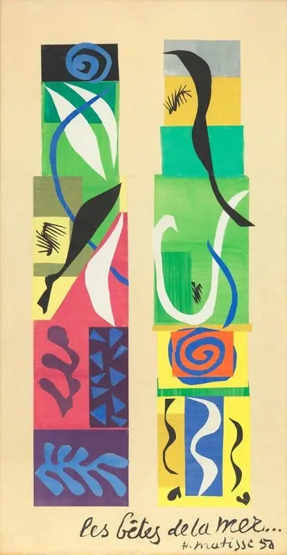 Les Bêtes De La Mer - Henri Matisse