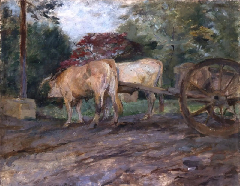 Les Boeufs sous le joug - Henri de Toulouse-Lautrec
