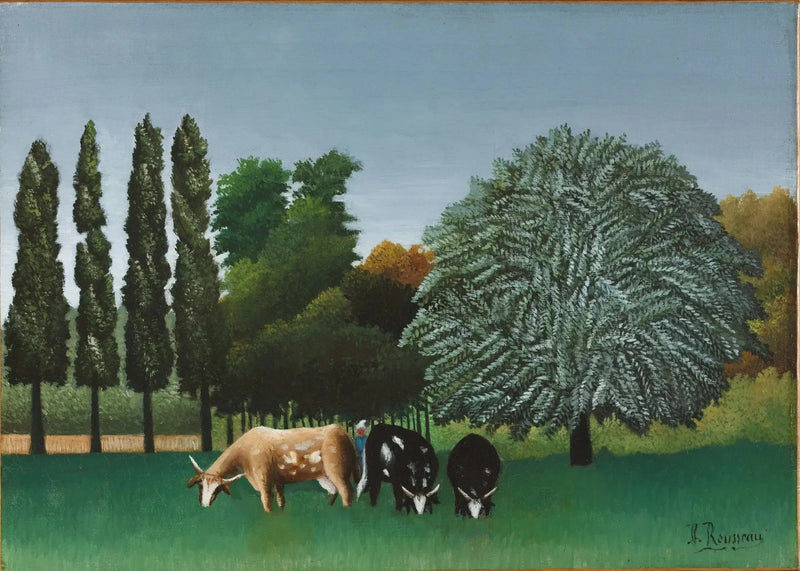 Les bords de l'Oise - Henri Rousseau